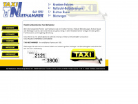 taxi-niethammer.de Webseite Vorschau