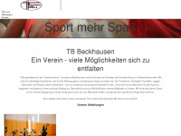 tb-beckhausen.de Webseite Vorschau