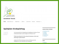 iserlohner-tennis.de Webseite Vorschau
