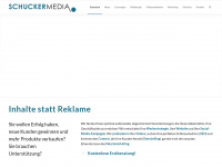schuckermedia.de Webseite Vorschau