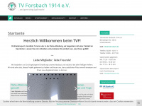 tvforsbach.de Webseite Vorschau