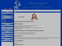 tedd-consultants.de Webseite Vorschau