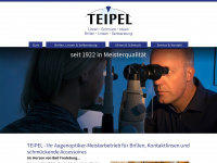 teipel-optik.de Webseite Vorschau