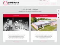 tempelmann-glas.com Webseite Vorschau