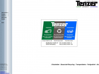 tenzer.de Webseite Vorschau