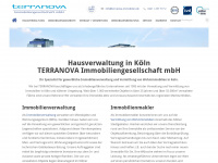 terranova-immobilien.de Webseite Vorschau