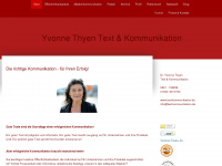 text-kommunikation.de Webseite Vorschau
