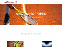 nrw-junior-open.de Webseite Vorschau