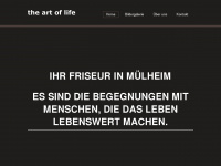 theartoflife.de Webseite Vorschau