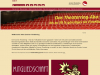 essener-theaterring.de Webseite Vorschau