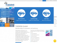 thedens-gmbh.de Webseite Vorschau