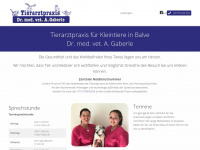 tierarzt-balve.de Webseite Vorschau