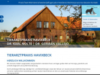tieraerzte-havixbeck.de Webseite Vorschau