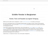 schaefer-fenster.com Webseite Vorschau