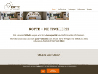 tischlerei-rotte.de Webseite Vorschau