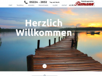 bestattungen-tiemann.de Webseite Vorschau