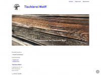 tischlerei-wolff.de Webseite Vorschau