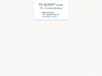 tk-script.de Webseite Vorschau