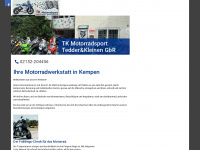 tk-motorradsport.de Webseite Vorschau