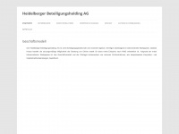heidelberger-beteiligungsholding.de Webseite Vorschau