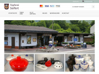 keramik-seifert.de Webseite Vorschau