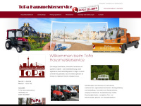 topa-hausmeisterservice.de Webseite Vorschau