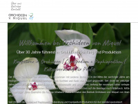 orchideen-von-miquel.de Webseite Vorschau