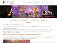 top-gala-bands.de Webseite Vorschau