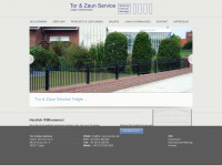 tor-zaun-service.de Webseite Vorschau