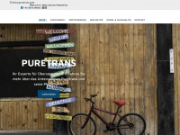 puretrans.com Webseite Vorschau