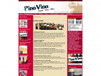 pino-vino.de Webseite Vorschau