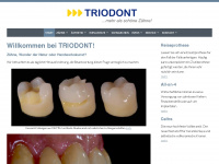 triodont.de Webseite Vorschau