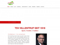 tsv-hillentrup.de Webseite Vorschau