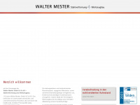 walter-mester-gmbh.de Webseite Vorschau