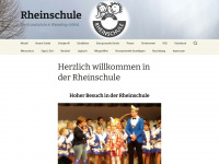 rheinschule.de Webseite Vorschau