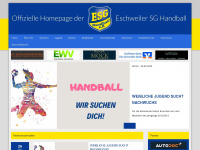 esg-handball.de Webseite Vorschau