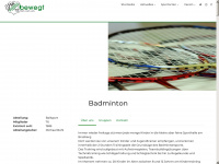 badminton.tus-wengern.de Webseite Vorschau