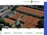gwl-tennis.de Webseite Vorschau