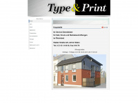 type-print.eu Webseite Vorschau