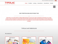 typolac.de Webseite Vorschau