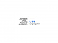 ubb-consult.de Webseite Vorschau