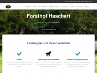 forsthof-haschert.de Webseite Vorschau
