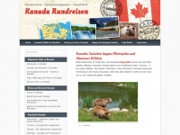 kanada-rundreisen.com Webseite Vorschau