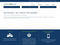 united-sales.de Webseite Vorschau