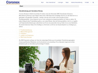 coronex.de Webseite Vorschau