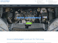 uzun-automobile.de Webseite Vorschau