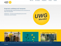 uwg-wenden.de Webseite Vorschau
