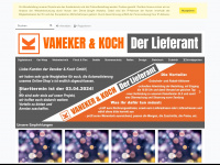 vaneker-koch.de Webseite Vorschau