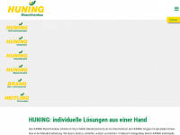 huning-maschinenbau.de Webseite Vorschau
