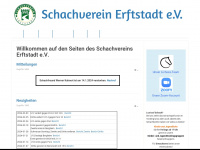 schachverein-erftstadt.de Webseite Vorschau